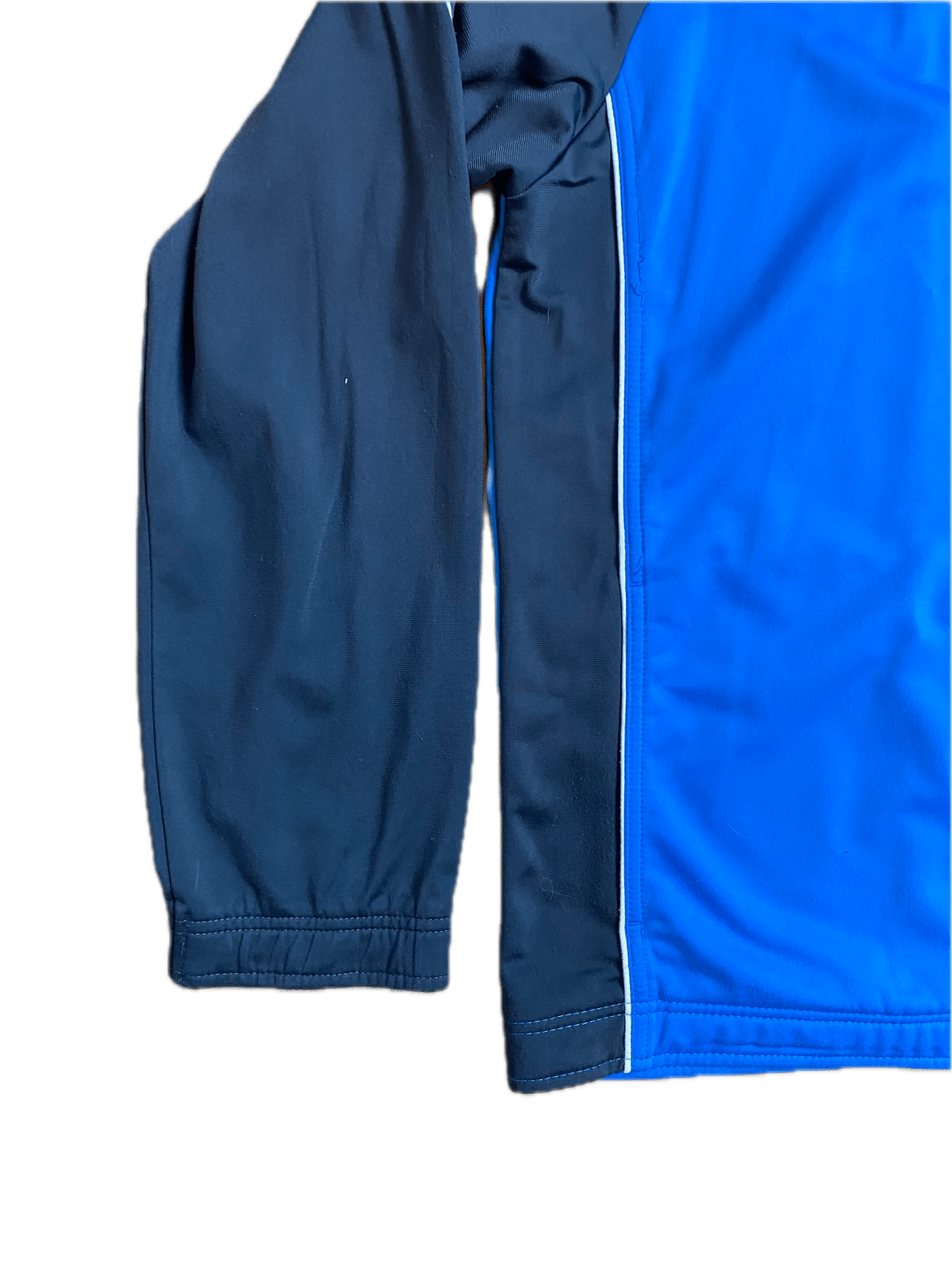 Vintage Nike Trainingsjacke Blau/Grau L - Leichte Sportliche Herren Jacke Vintage Klamotten, Secondhand Klamotten, Retro Mode, Nachhaltige Mode, Einzigartige Stücke, Zeitlose Mode, Umweltfreundliche Kleidung, Stilvolle Secondhand Mode, Hochwertige Vintage Kleidung