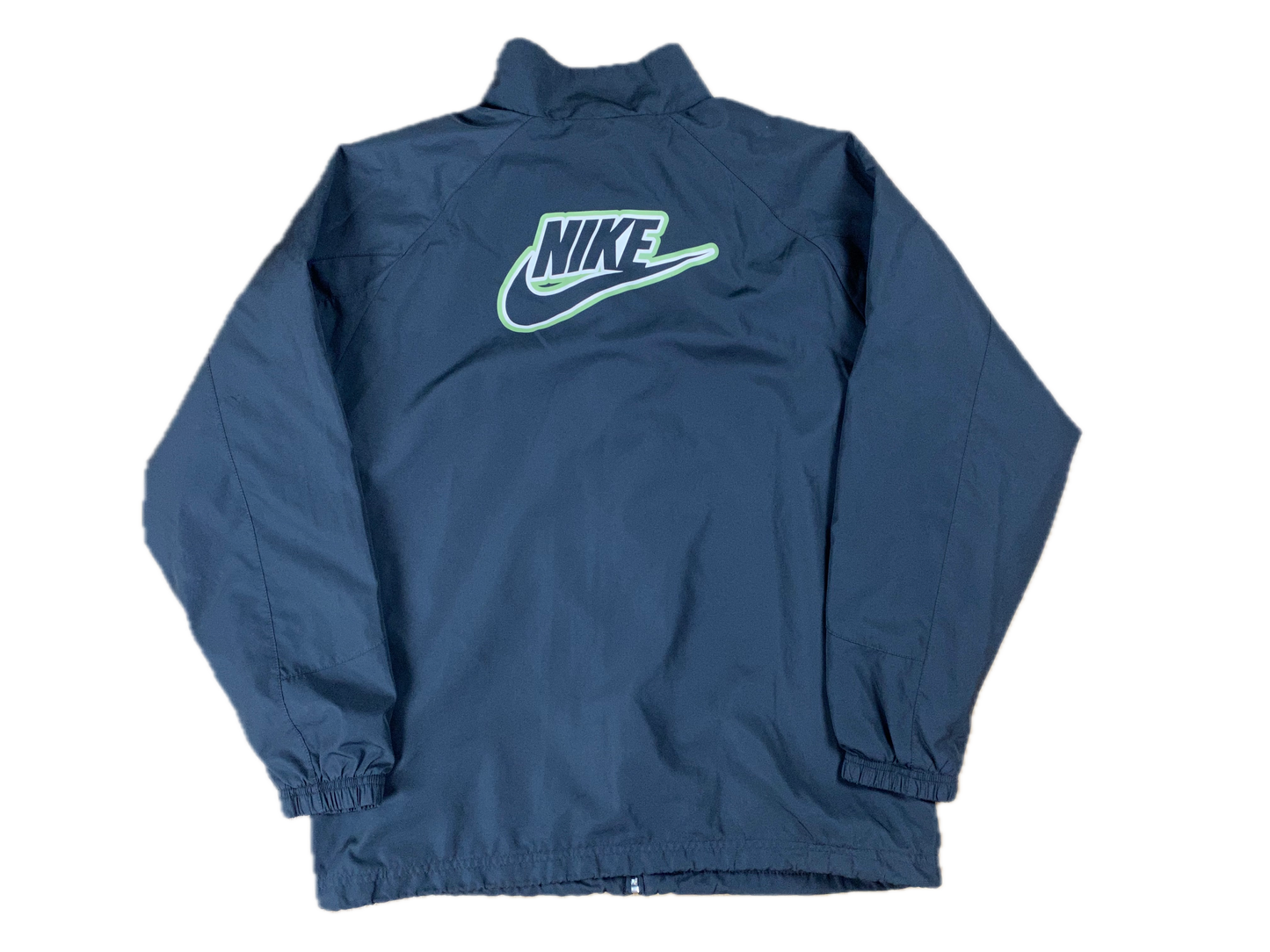 Vintage Nike Trainingsjacke Schwarz L - Sportliche Damen Jacke Vintage Klamotten, Secondhand Klamotten, Retro Mode, Nachhaltige Mode, Einzigartige Stücke, Zeitlose Mode, Umweltfreundliche Kleidung, Stilvolle Secondhand Mode, Hochwertige Vintage Kleidung
