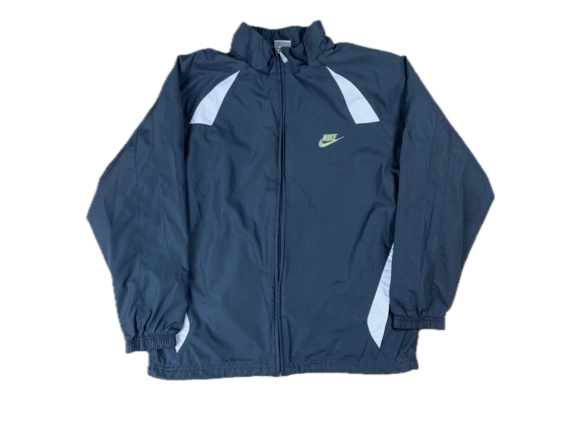 Vintage Nike Trainingsjacke Schwarz L - Sportliche Damen Jacke Vintage Klamotten, Secondhand Klamotten, Retro Mode, Nachhaltige Mode, Einzigartige Stücke, Zeitlose Mode, Umweltfreundliche Kleidung, Stilvolle Secondhand Mode, Hochwertige Vintage Kleidung