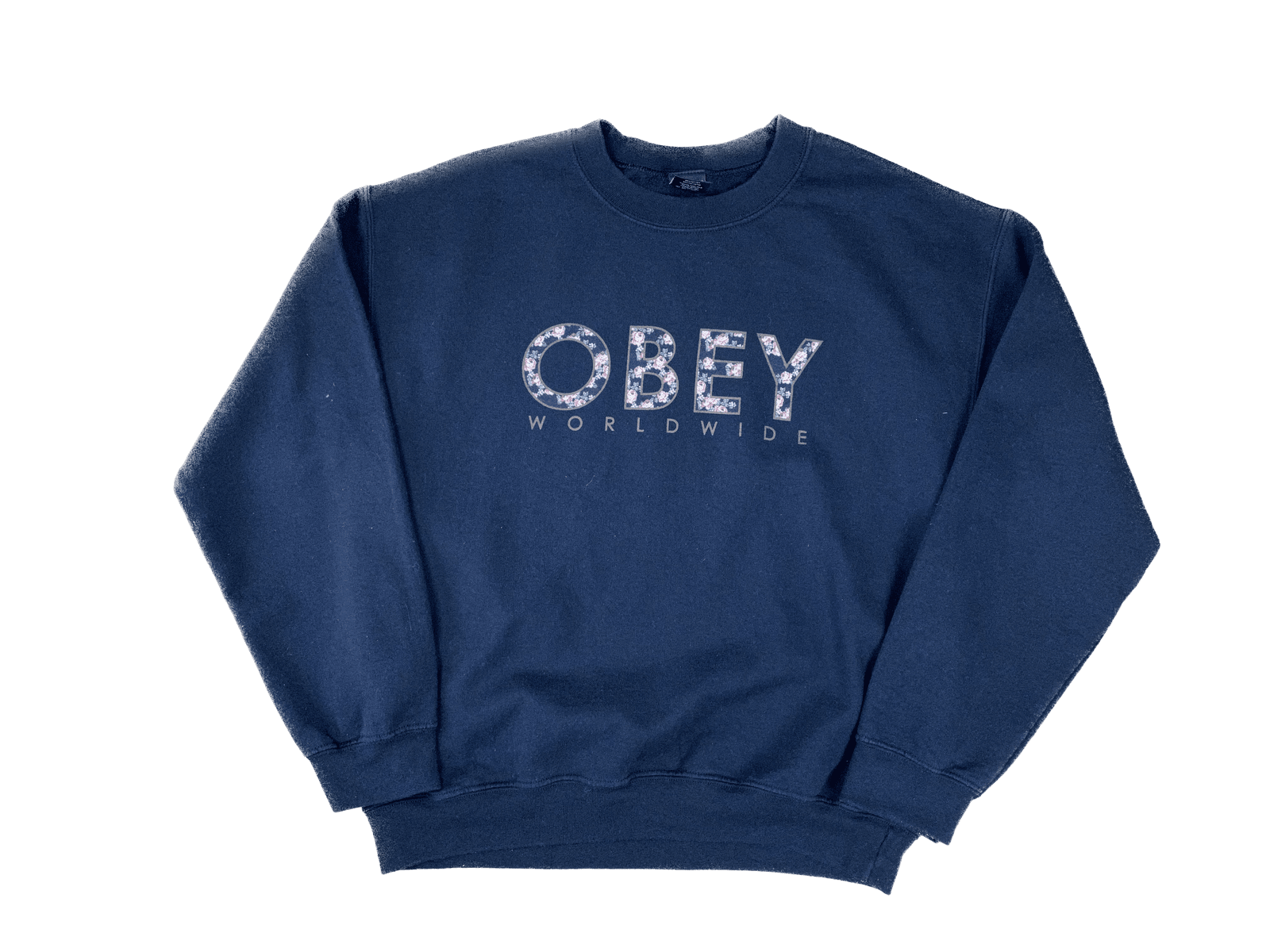 Vintage Obey Sweater Schwarz M - Lockerer und Gemütlicher Herren Pullover Vintage Klamotten, Secondhand Klamotten, Retro Mode, Nachhaltige Mode, Einzigartige Stücke, Zeitlose Mode, Umweltfreundliche Kleidung, Stilvolle Secondhand Mode, Hochwertige Vintage Kleidung