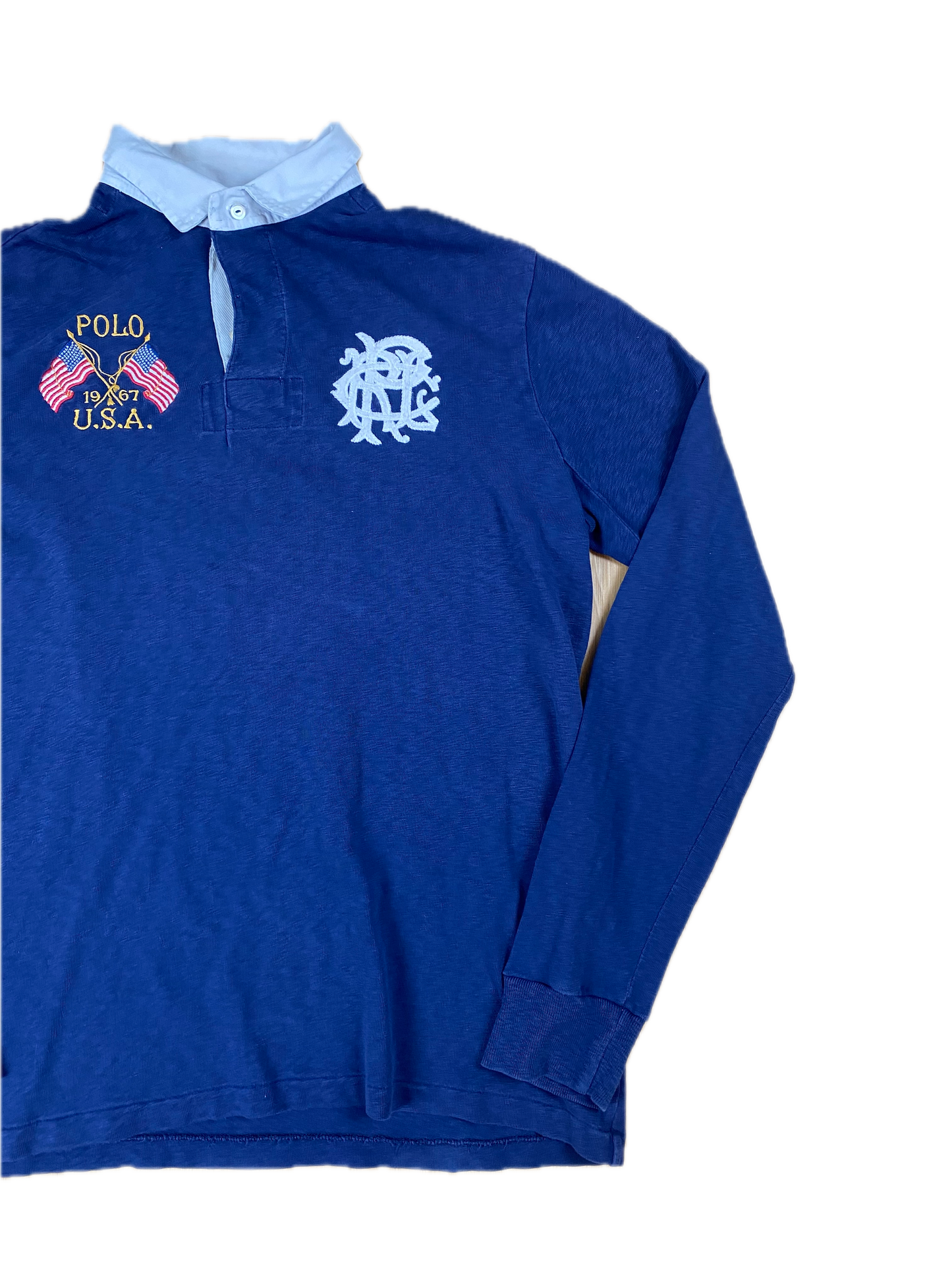 Vintage Polo Ralph Lauren Longsleeve Polo Dunkelblau L - Langes T-Shirt Herren Vintage Klamotten, Secondhand Klamotten, Retro Mode, Nachhaltige Mode, Einzigartige Stücke, Zeitlose Mode, Umweltfreundliche Kleidung, Stilvolle Secondhand Mode, Hochwertige Vintage Kleidung