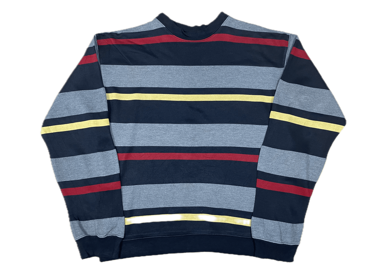 Vintage Ralph Lauren Sweater Grau/Schwarz/Rot/Gelb M - Schöner Gemütlicher Herren Pullover Vintage Klamotten, Secondhand Klamotten, Retro Mode, Nachhaltige Mode, Einzigartige Stücke, Zeitlose Mode, Umweltfreundliche Kleidung, Stilvolle Secondhand Mode, Hochwertige Vintage Kleidung