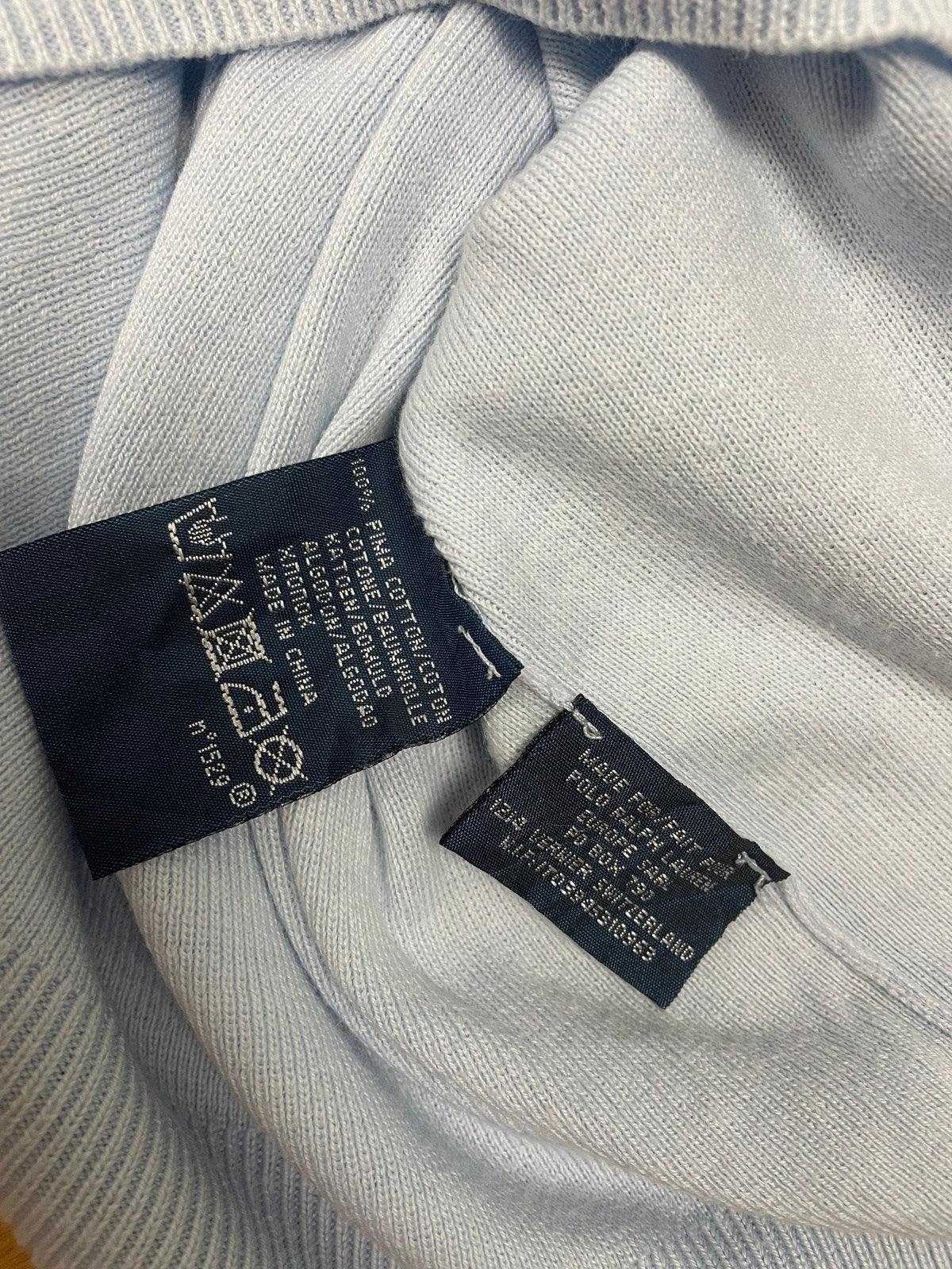 Vintage Ralph Lauren Sweater Hellblau XL - Lockeres Herren Longsleeve Vintage Klamotten, Secondhand Klamotten, Retro Mode, Nachhaltige Mode, Einzigartige Stücke, Zeitlose Mode, Umweltfreundliche Kleidung, Stilvolle Secondhand Mode, Hochwertige Vintage Kleidung