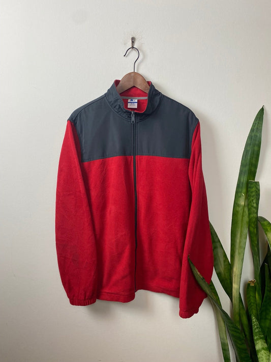 Vintage Starter Fleecejacke Vintage Klamotten, Secondhand Klamotten, Retro Mode, Nachhaltige Mode, Einzigartige Stücke, Zeitlose Mode, Umweltfreundliche Kleidung, Stilvolle Secondhand Mode, Hochwertige Vintage Kleidung