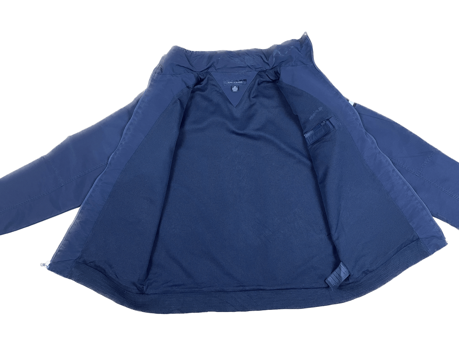 Vintage Tommy Hilfiger Jacke Dunkelblau S - Stylische und Bequeme Jacke Vintage Klamotten, Secondhand Klamotten, Retro Mode, Nachhaltige Mode, Einzigartige Stücke, Zeitlose Mode, Umweltfreundliche Kleidung, Stilvolle Secondhand Mode, Hochwertige Vintage Kleidung