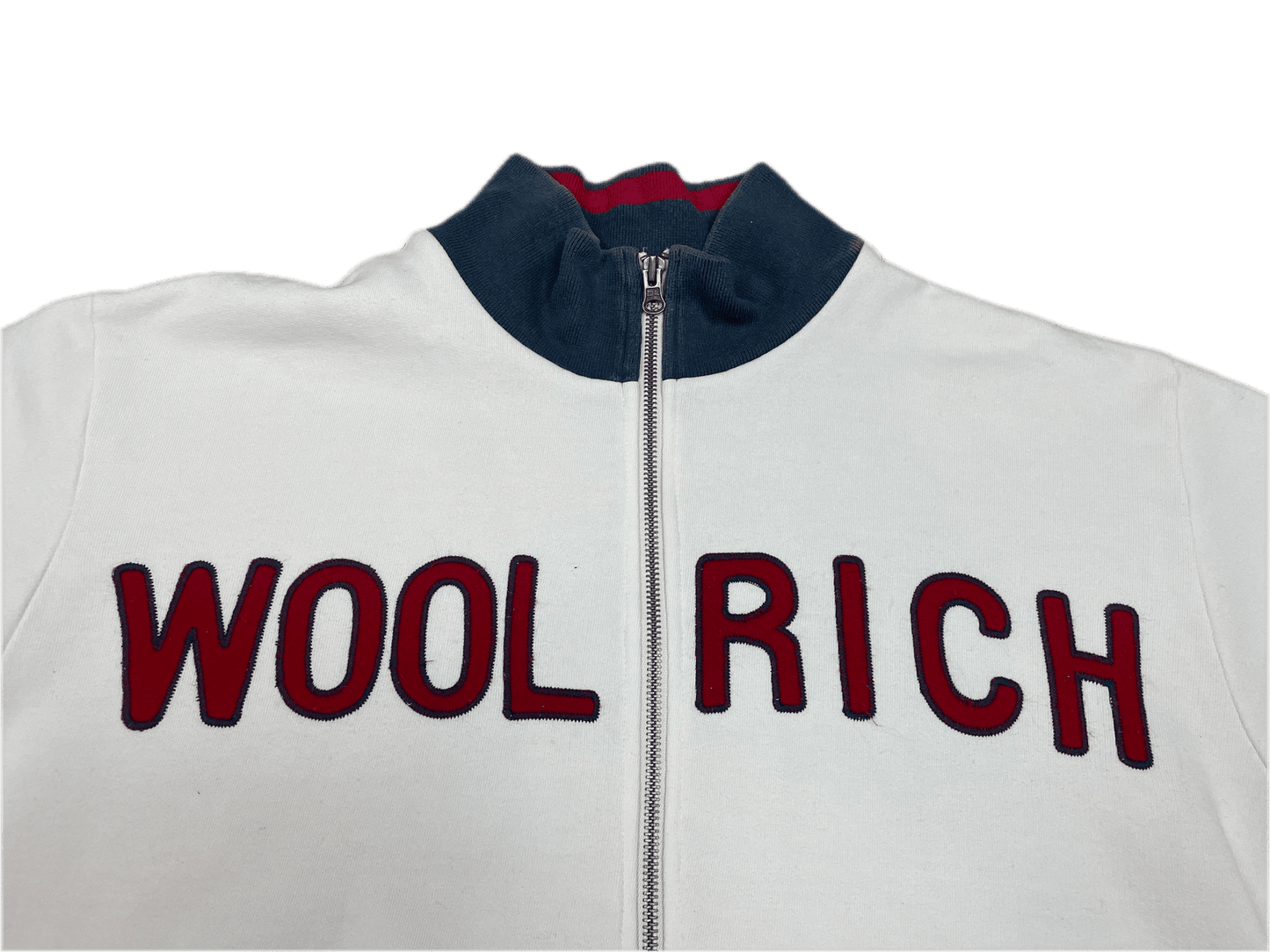 Vintage Woolrich Trainingsjacke Weiß L - Leichte und Lockere Jacke für Herren Vintage Klamotten, Secondhand Klamotten, Retro Mode, Nachhaltige Mode, Einzigartige Stücke, Zeitlose Mode, Umweltfreundliche Kleidung, Stilvolle Secondhand Mode, Hochwertige Vintage Kleidung