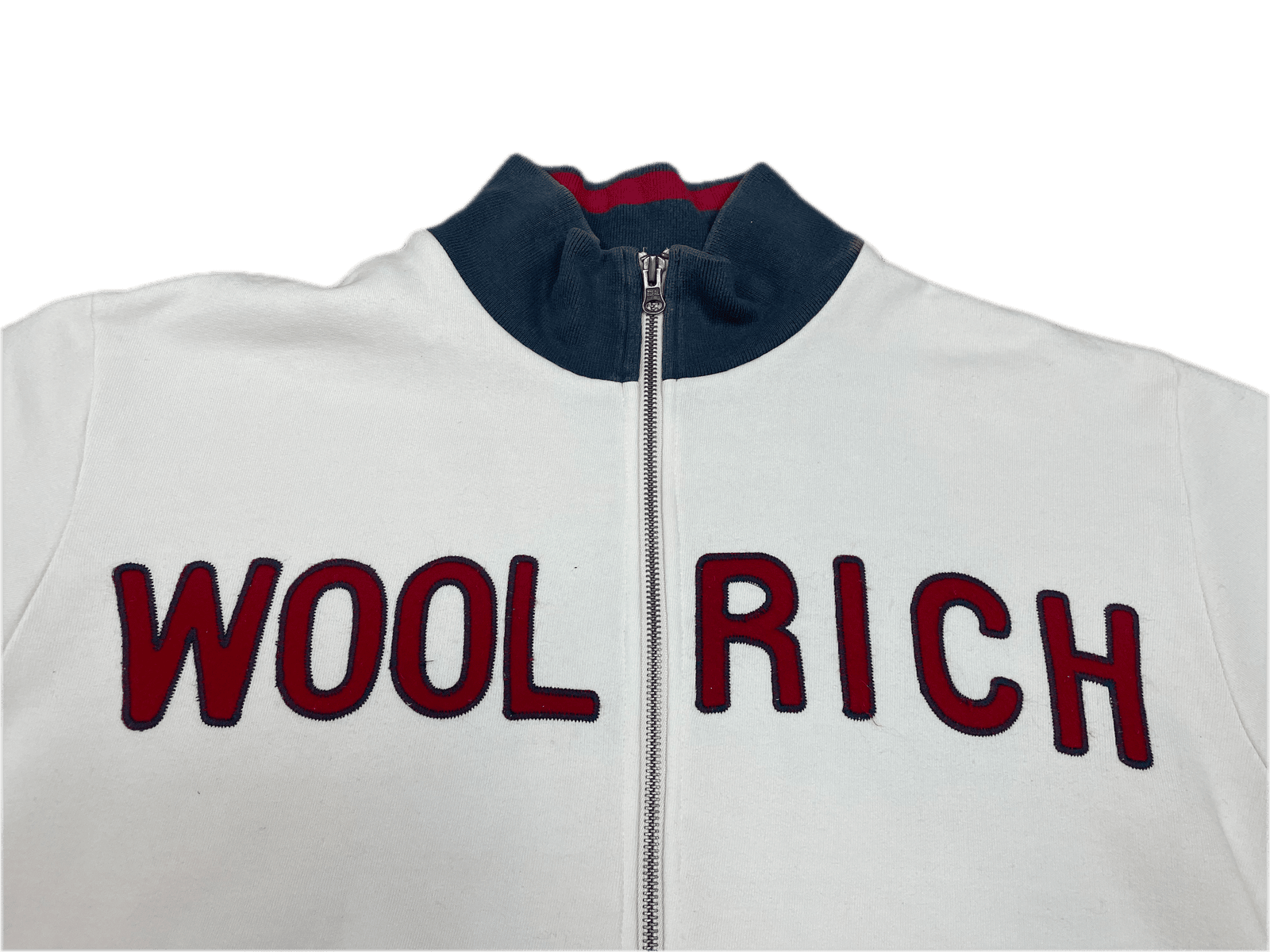 Vintage Woolrich Trainingsjacke Weiß L - Leichte und Lockere Jacke für Herren Vintage Klamotten, Secondhand Klamotten, Retro Mode, Nachhaltige Mode, Einzigartige Stücke, Zeitlose Mode, Umweltfreundliche Kleidung, Stilvolle Secondhand Mode, Hochwertige Vintage Kleidung
