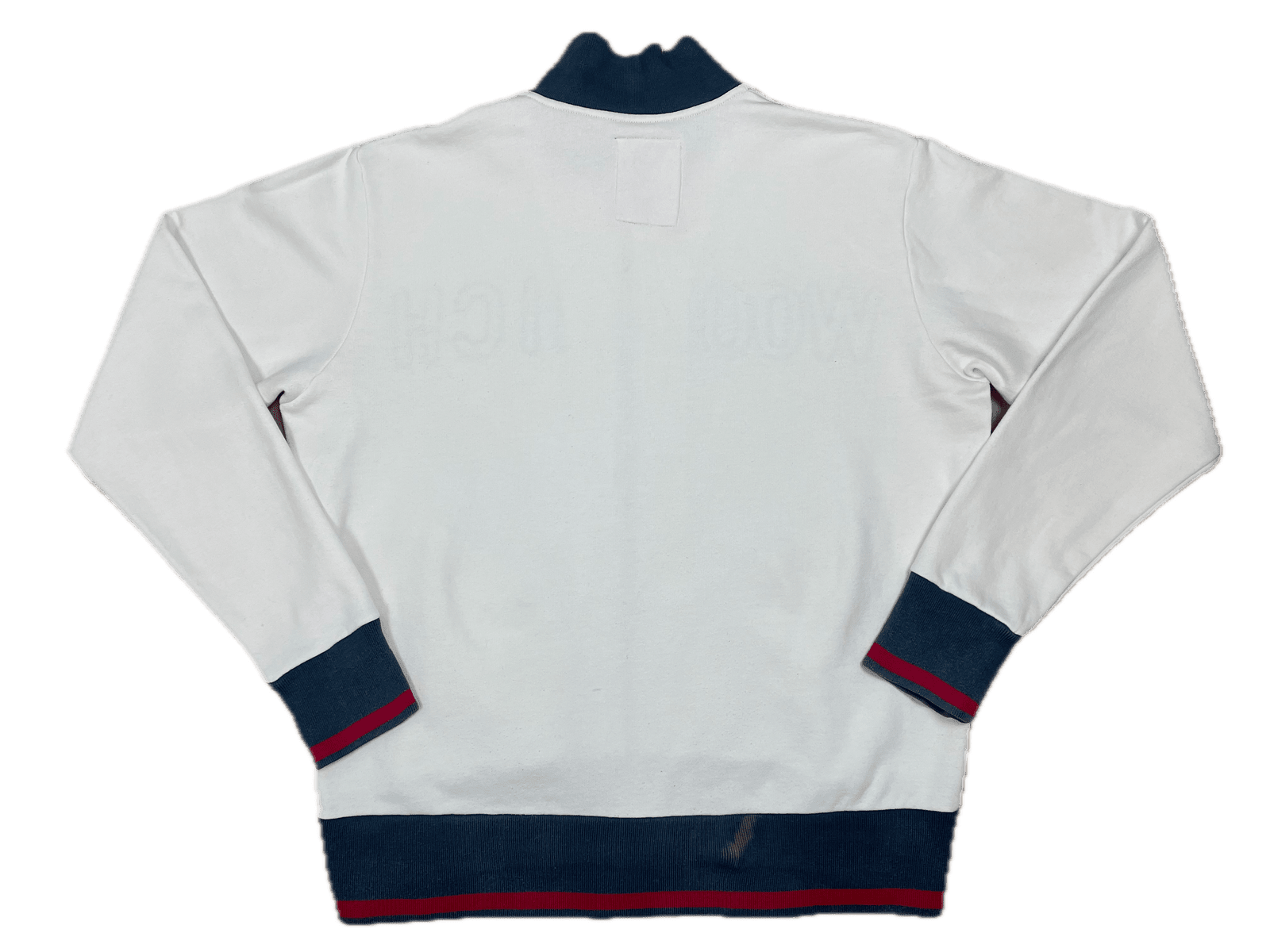 Vintage Woolrich Trainingsjacke Weiß L - Leichte und Lockere Jacke für Herren Vintage Klamotten, Secondhand Klamotten, Retro Mode, Nachhaltige Mode, Einzigartige Stücke, Zeitlose Mode, Umweltfreundliche Kleidung, Stilvolle Secondhand Mode, Hochwertige Vintage Kleidung