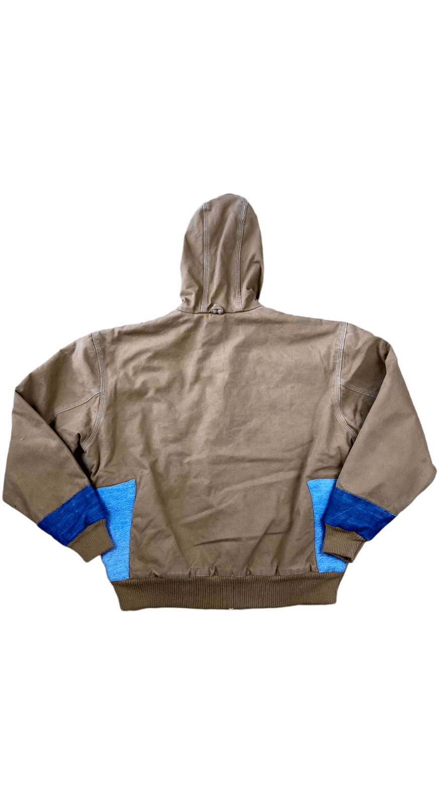 Carhartt Jacke Rework Braun M - Vintage Remade Dickere Herren Jacke Vintage Klamotten, Secondhand Klamotten, Retro Mode, Nachhaltige Mode, Einzigartige Stücke, Zeitlose Mode, Umweltfreundliche Kleidung, Stilvolle Secondhand Mode, Hochwertige Vintage Kleidung