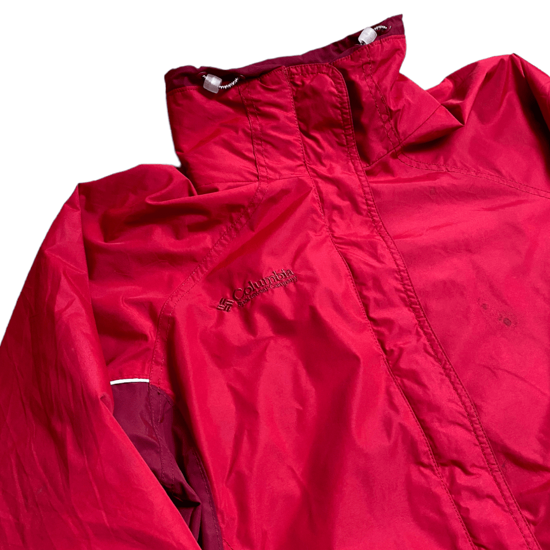 Columbia Jacke Vintage Klamotten, Secondhand Klamotten, Retro Mode, Nachhaltige Mode, Einzigartige Stücke, Zeitlose Mode, Umweltfreundliche Kleidung, Stilvolle Secondhand Mode, Hochwertige Vintage Kleidung