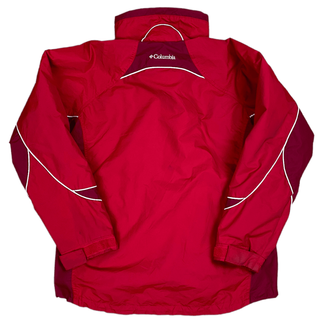 Columbia Jacke Vintage Klamotten, Secondhand Klamotten, Retro Mode, Nachhaltige Mode, Einzigartige Stücke, Zeitlose Mode, Umweltfreundliche Kleidung, Stilvolle Secondhand Mode, Hochwertige Vintage Kleidung