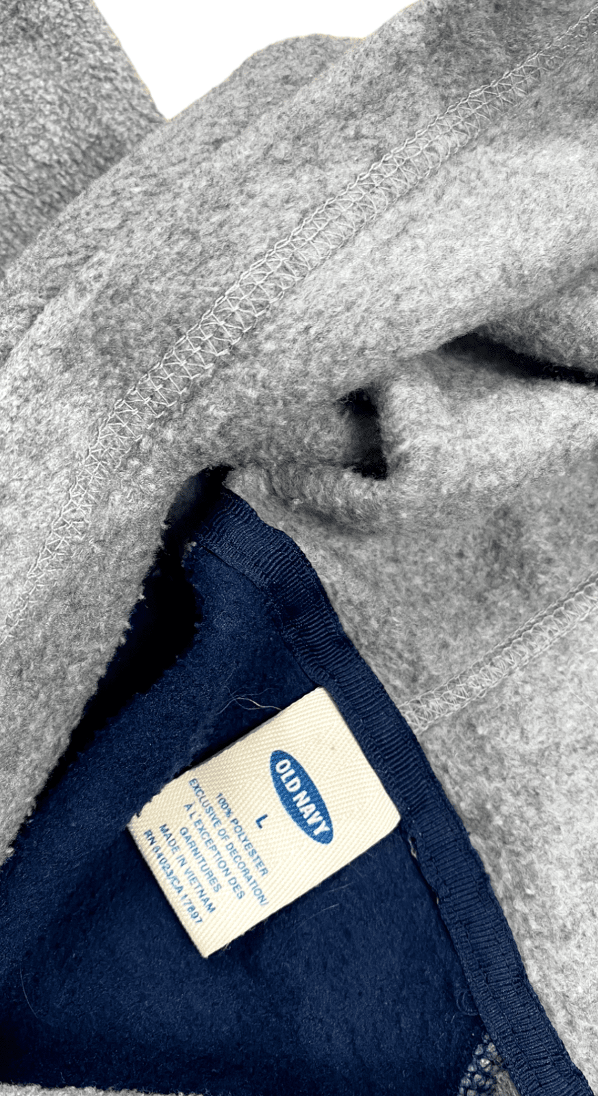 Old Navy Hoodie Vintage Klamotten, Secondhand Klamotten, Retro Mode, Nachhaltige Mode, Einzigartige Stücke, Zeitlose Mode, Umweltfreundliche Kleidung, Stilvolle Secondhand Mode, Hochwertige Vintage Kleidung