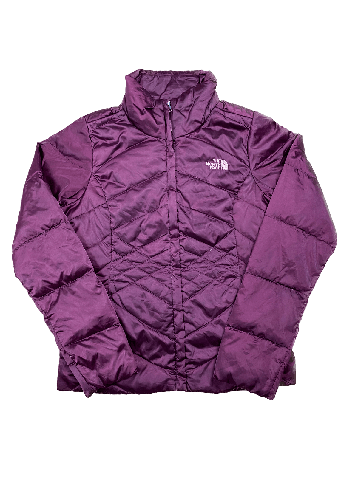 The North Face Daunenjacke 550 Lila S - Übergangs Damen Jacke Vintage Klamotten, Secondhand Klamotten, Retro Mode, Nachhaltige Mode, Einzigartige Stücke, Zeitlose Mode, Umweltfreundliche Kleidung, Stilvolle Secondhand Mode, Hochwertige Vintage Kleidung