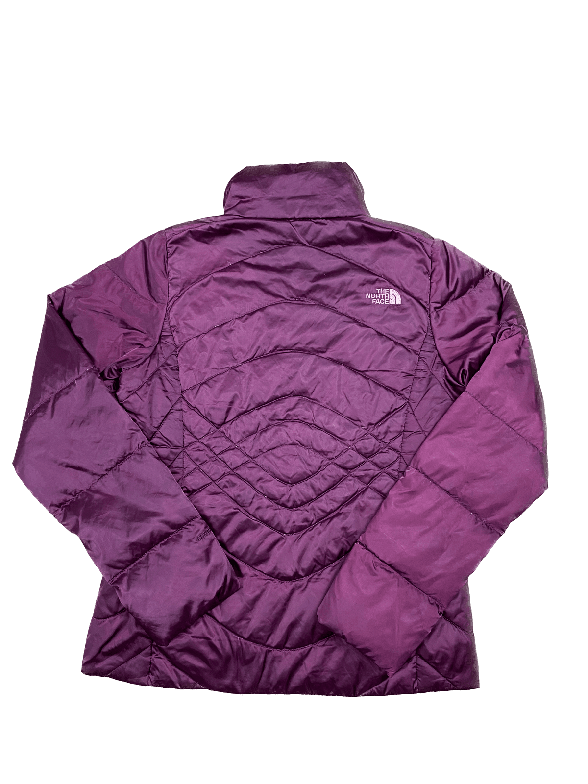 The North Face Daunenjacke 550 Lila S - Übergangs Damen Jacke Vintage Klamotten, Secondhand Klamotten, Retro Mode, Nachhaltige Mode, Einzigartige Stücke, Zeitlose Mode, Umweltfreundliche Kleidung, Stilvolle Secondhand Mode, Hochwertige Vintage Kleidung