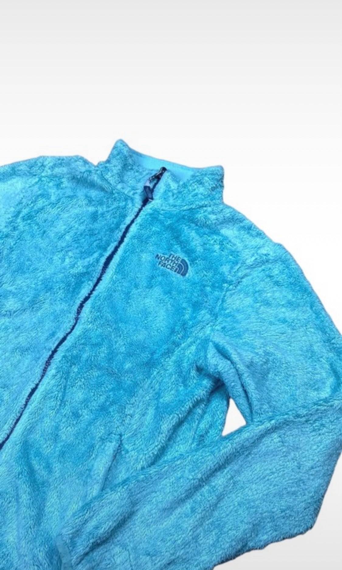 The North Face Fleecejacke Mintgrün S - Warme und Bequeme Fleecejacke Vintage Klamotten, Secondhand Klamotten, Retro Mode, Nachhaltige Mode, Einzigartige Stücke, Zeitlose Mode, Umweltfreundliche Kleidung, Stilvolle Secondhand Mode, Hochwertige Vintage Kleidung