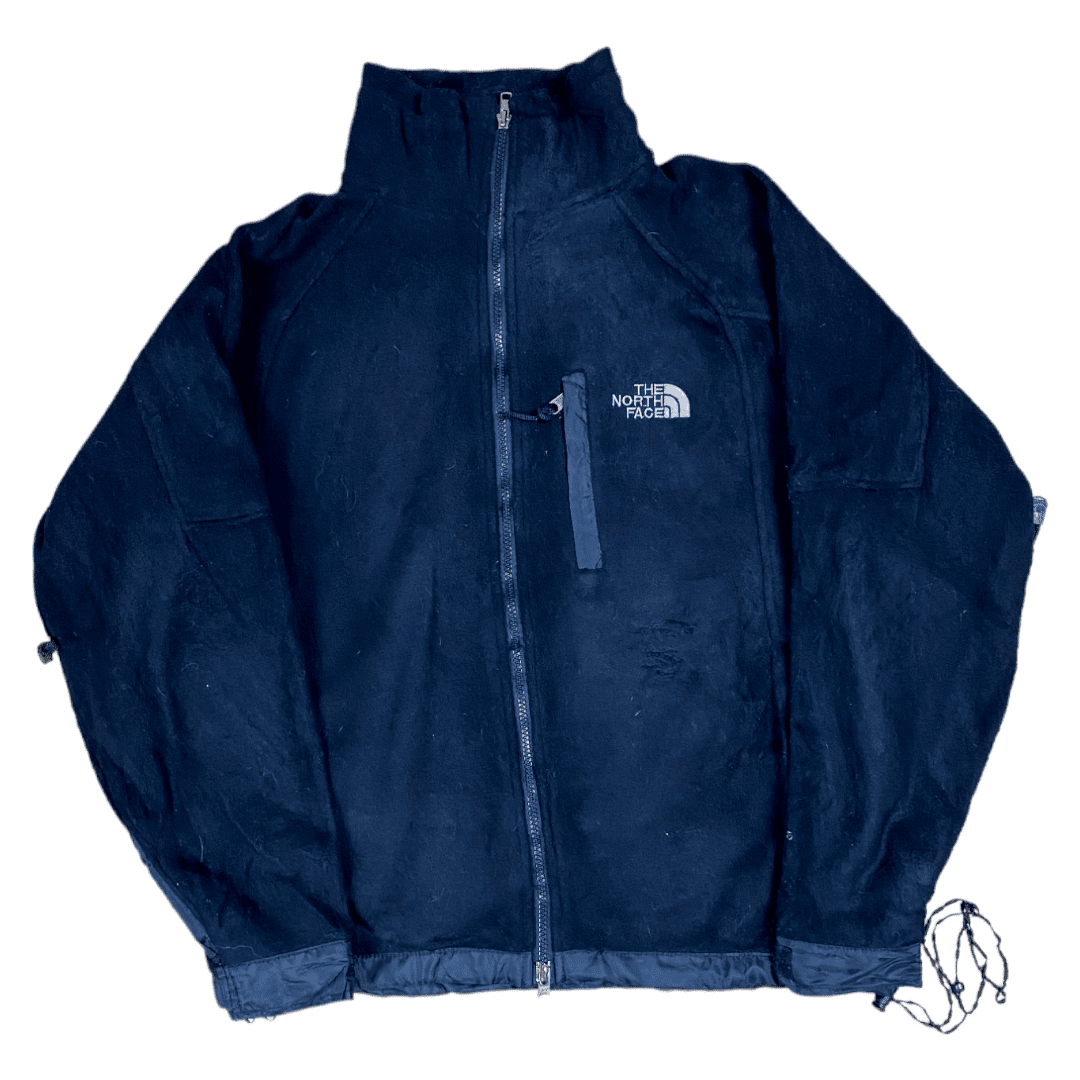 The North Face Fleecejacke Schwarz S - Wasserfest und Atmungsaktiv Vintage Klamotten, Secondhand Klamotten, Retro Mode, Nachhaltige Mode, Einzigartige Stücke, Zeitlose Mode, Umweltfreundliche Kleidung, Stilvolle Secondhand Mode, Hochwertige Vintage Kleidung