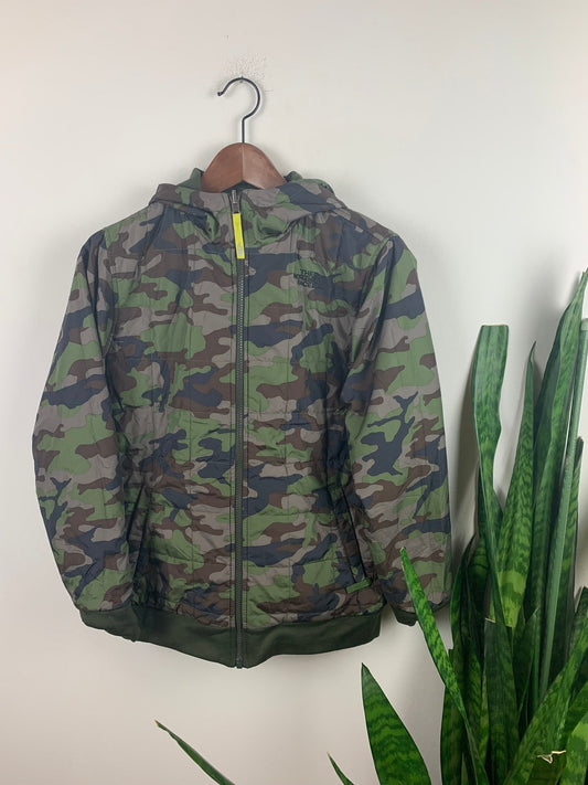 The North Face Inside Out Jacke n 2 in 1 Olivgrün/Military Colors S - Funktionale Herren Jacke Vintage Klamotten, Secondhand Klamotten, Retro Mode, Nachhaltige Mode, Einzigartige Stücke, Zeitlose Mode, Umweltfreundliche Kleidung, Stilvolle Secondhand Mode, Hochwertige Vintage Kleidung