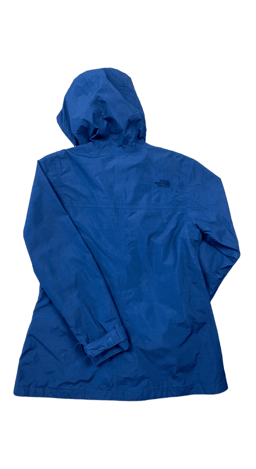 The North Face Leichte Jacke Dunkelgrau M - Damen Hyvent Regenjacke Vintage Klamotten, Secondhand Klamotten, Retro Mode, Nachhaltige Mode, Einzigartige Stücke, Zeitlose Mode, Umweltfreundliche Kleidung, Stilvolle Secondhand Mode, Hochwertige Vintage Kleidung