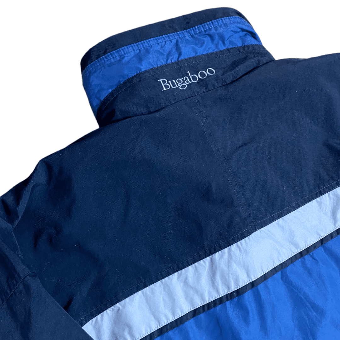 Vintage Columbia Jacke Bugaboo Blau/Schwarz L - Herren Regenjacke Vintage Klamotten, Secondhand Klamotten, Retro Mode, Nachhaltige Mode, Einzigartige Stücke, Zeitlose Mode, Umweltfreundliche Kleidung, Stilvolle Secondhand Mode, Hochwertige Vintage Kleidung