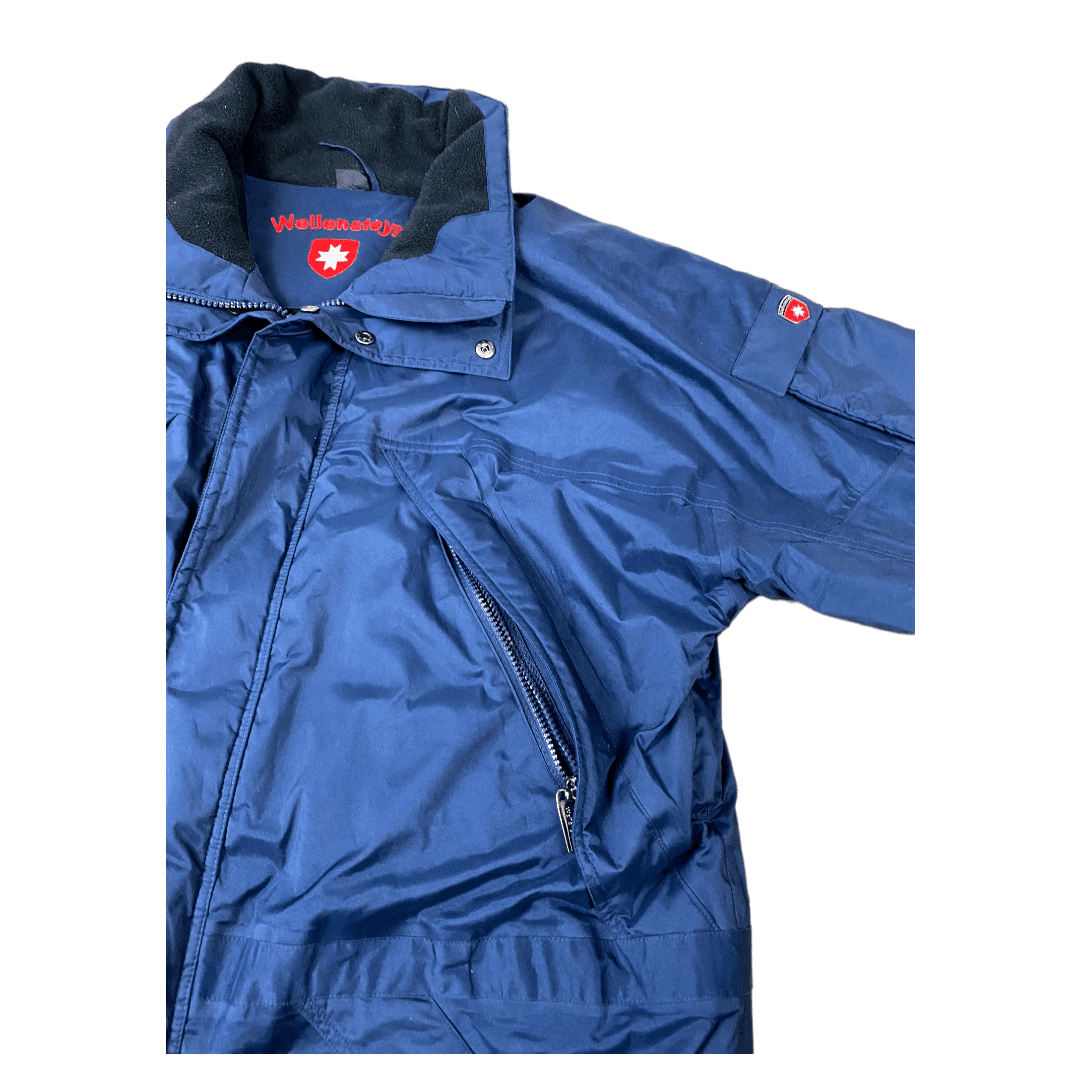 Wellensteyn Winterjacke / Brandungsparka Dunkelblau XL - Dicker Herren Mantel Vintage Klamotten, Secondhand Klamotten, Retro Mode, Nachhaltige Mode, Einzigartige Stücke, Zeitlose Mode, Umweltfreundliche Kleidung, Stilvolle Secondhand Mode, Hochwertige Vintage Kleidung