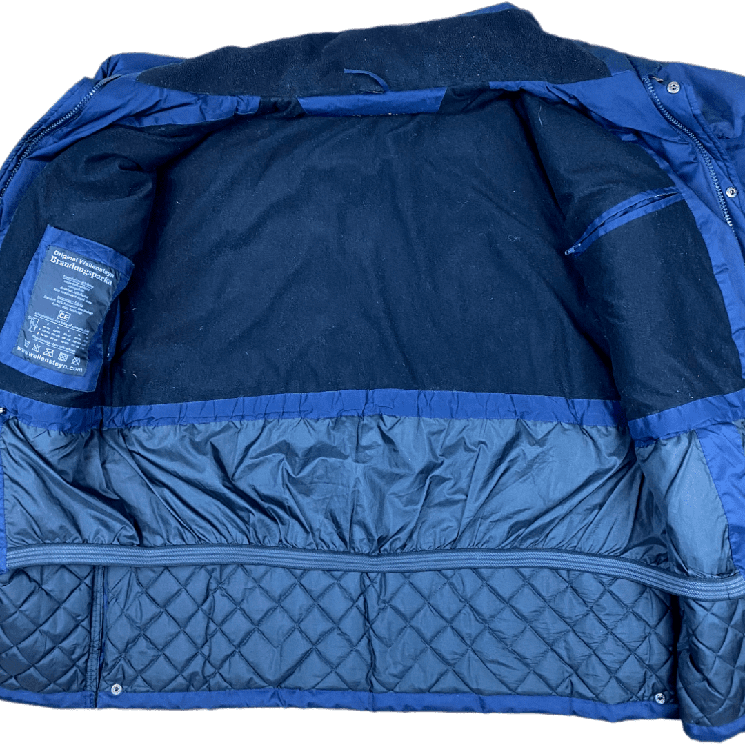 Wellensteyn Winterjacke / Brandungsparka Dunkelblau XL - Dicker Herren Mantel Vintage Klamotten, Secondhand Klamotten, Retro Mode, Nachhaltige Mode, Einzigartige Stücke, Zeitlose Mode, Umweltfreundliche Kleidung, Stilvolle Secondhand Mode, Hochwertige Vintage Kleidung
